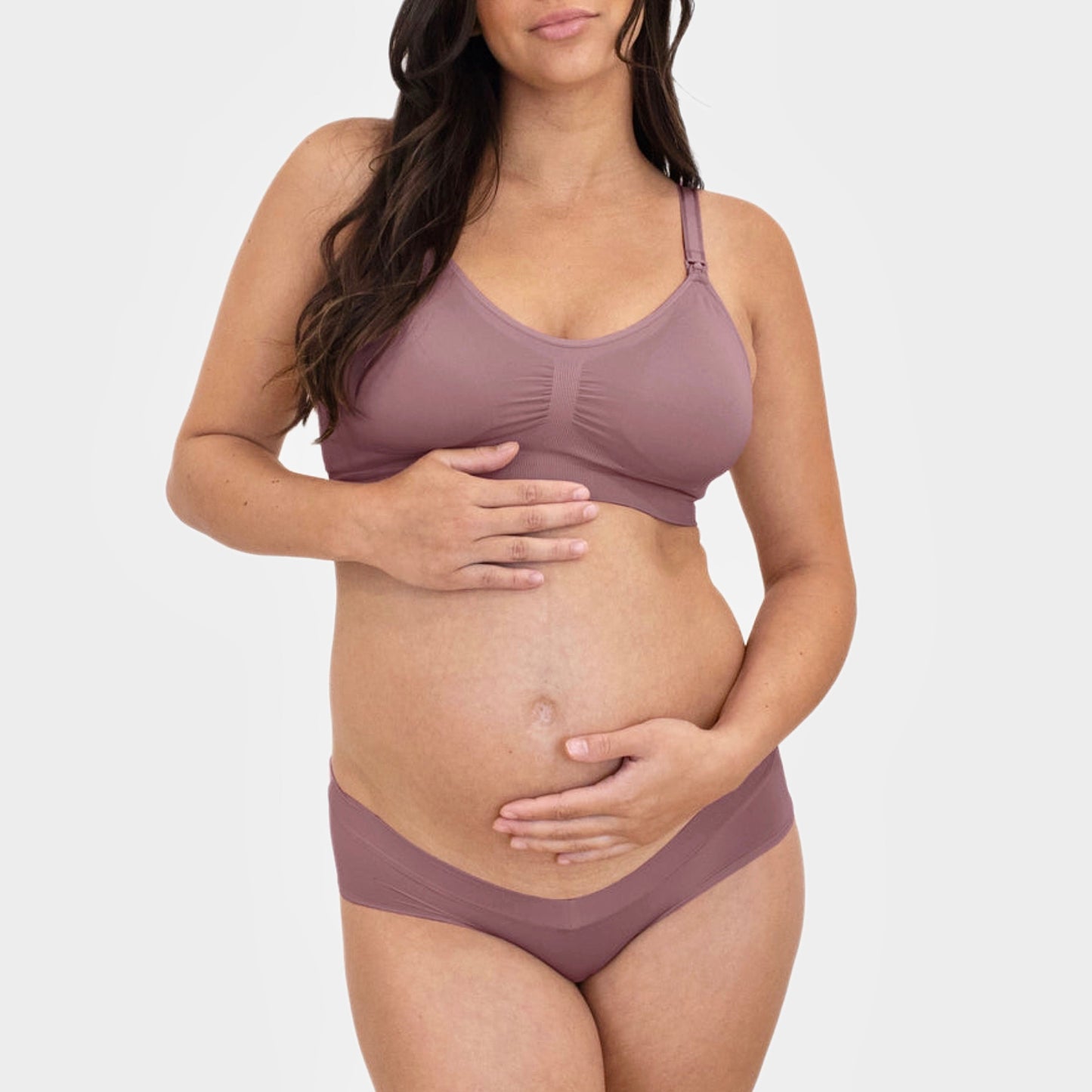 Plus Bra Nahtloser Still-BH mit abklappbaren Cups